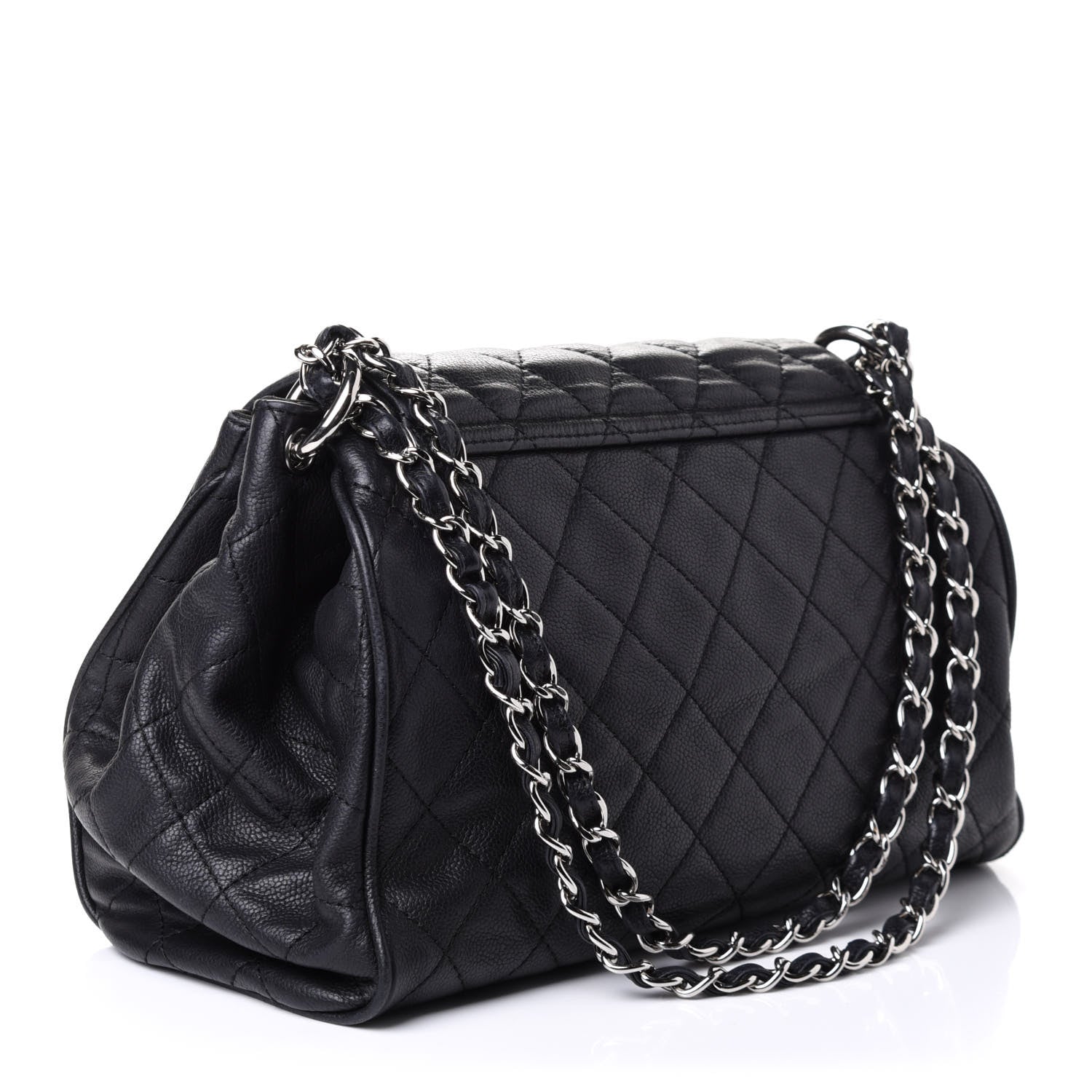 Chanel Caviar Quilted Timeless Accordion Flap Black 2 of 5