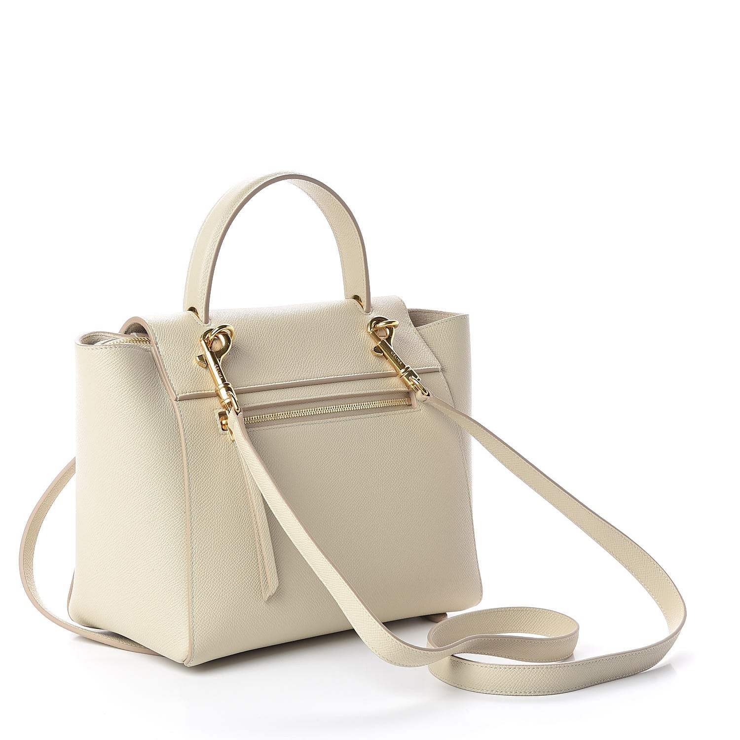 Celine Grained Calfskin Micro Belt Bag Linen 3 of 9