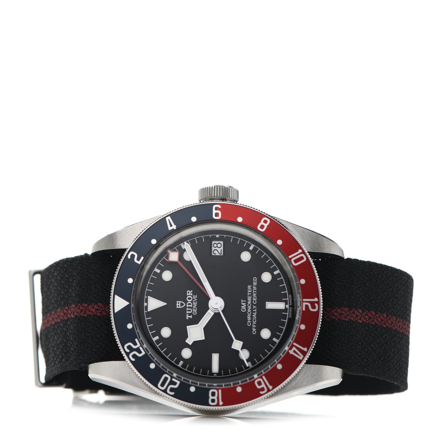 TUDOR Stainless Steel Fabric 41mm Black Bay GMT Automatic Watch Black 2 of 4