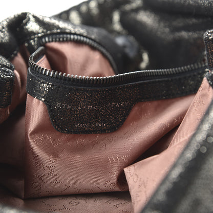 Stella McCartney Chamois Shiny Dotted Small Falabella Tote Ruthenium 8 of 9