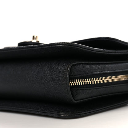 Chanel Caviar Quilted Large Like A Wallet Flap Black 11 of 11