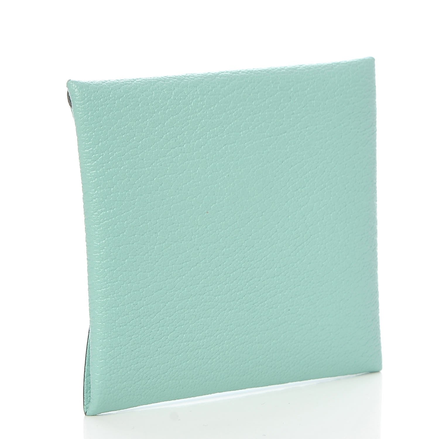 Hermes Chevre Mysore Bastia Coin Purse Aqua 3 of 8