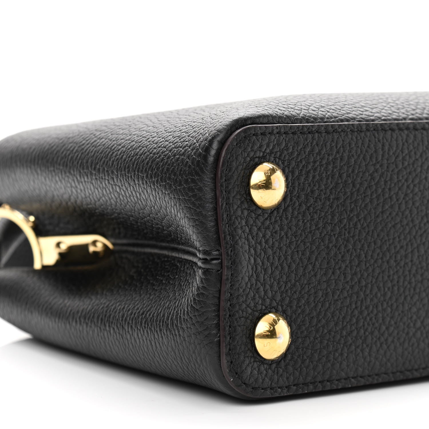 Louis Vuitton Taurillon Capucines BB Black 8 of 9