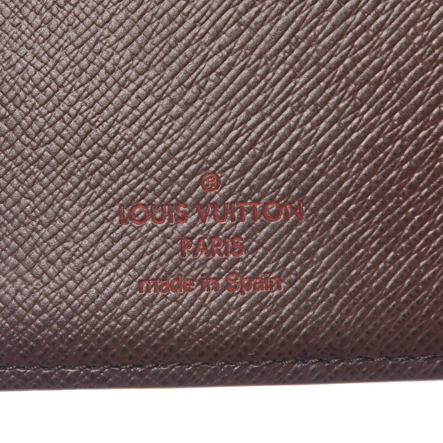 Damier Ebene Small Ring Agenda Cover