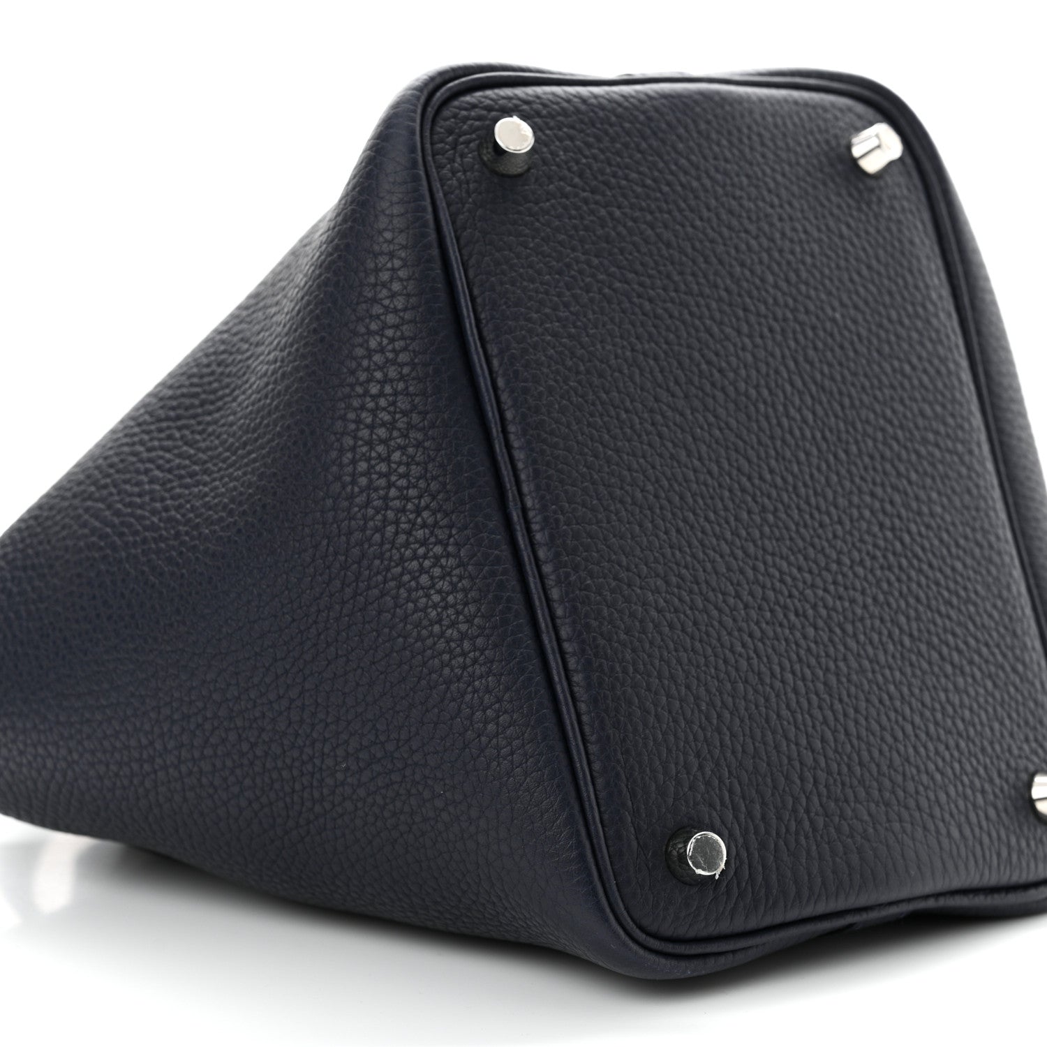 Hermes Taurillon Clemence Picotin Lock 18 PM Bleu Nuit 9 of 12