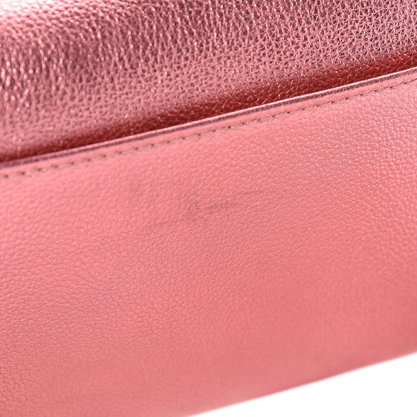 Metallic Calfskin Studded Crossbody Bag Pink