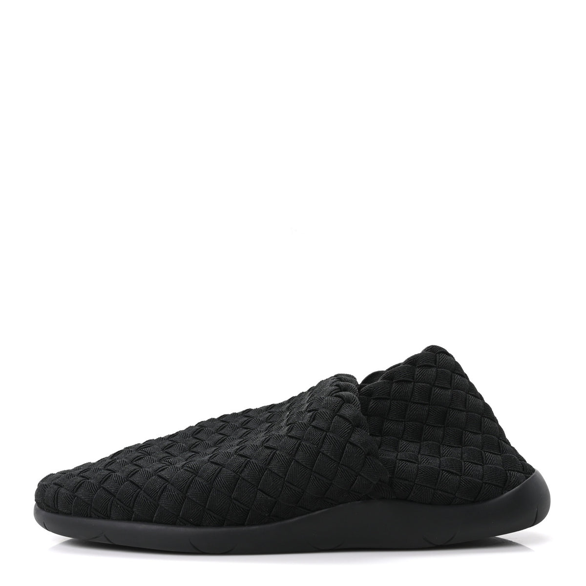 Bottega Veneta Intrecciato Women's Slip-On Sneakers 43.5 Black 1 of 9