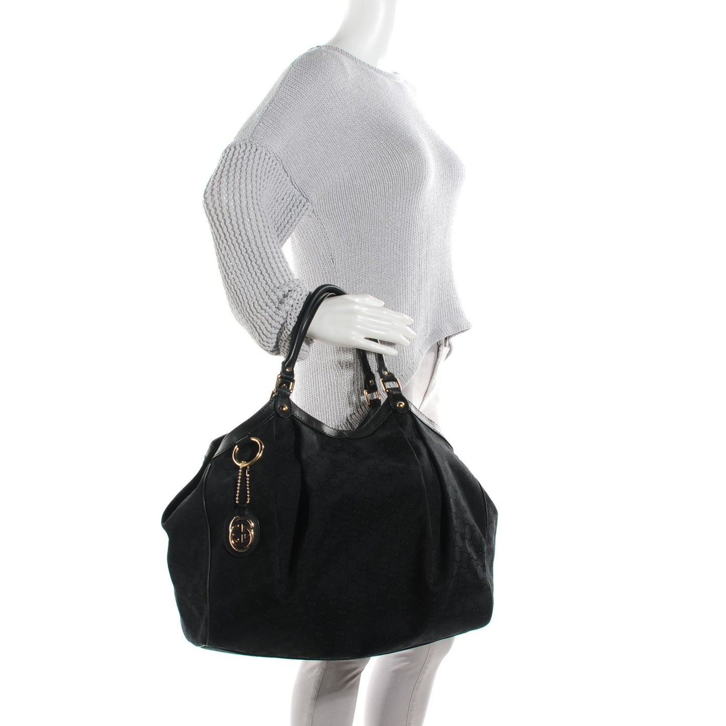 Monogram Large Sukey Tote Black