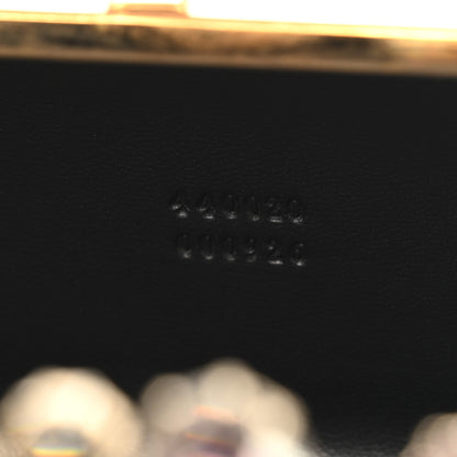 Alexander McQueen Nappa Crystal Knuckle Box Clutch Black 7 of 10