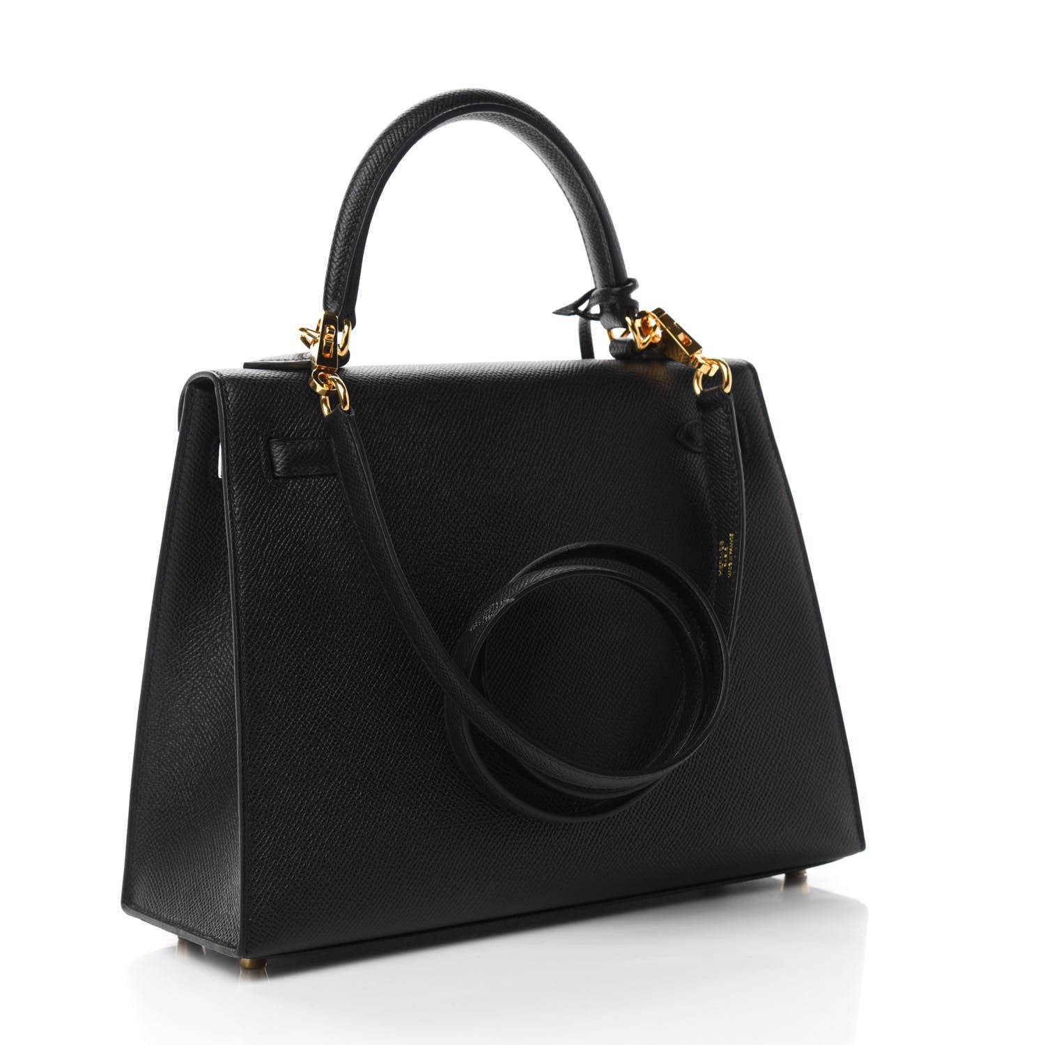 Hermes Epsom Kelly Sellier 25 Black 3 of 14