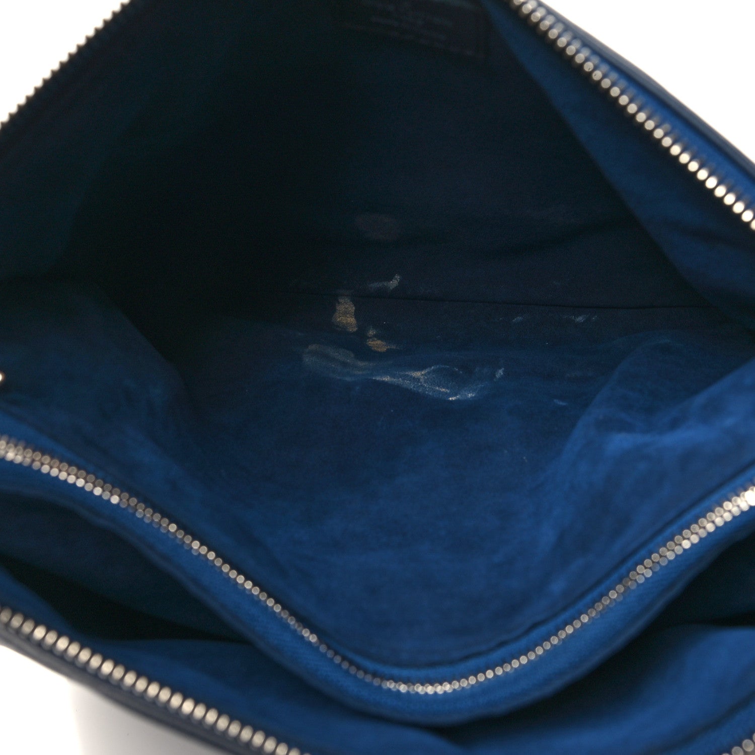 Louis Vuitton Lambskin Embossed Monogram Coussin PM Navy 5 of 11