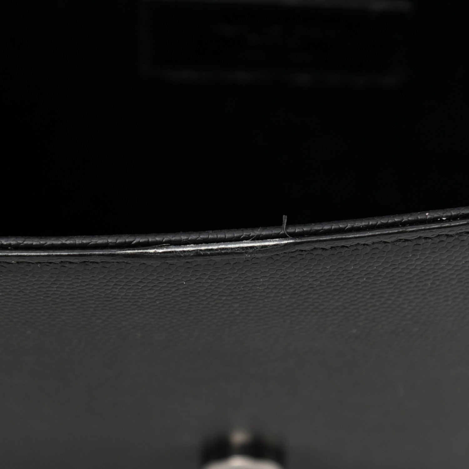 Saint Laurent Grain De Poudre Medium Classic Monogram Kate Satchel Black 11 of 12