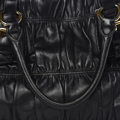 Prada Nappa Gaufre Tote Black 16 of 17