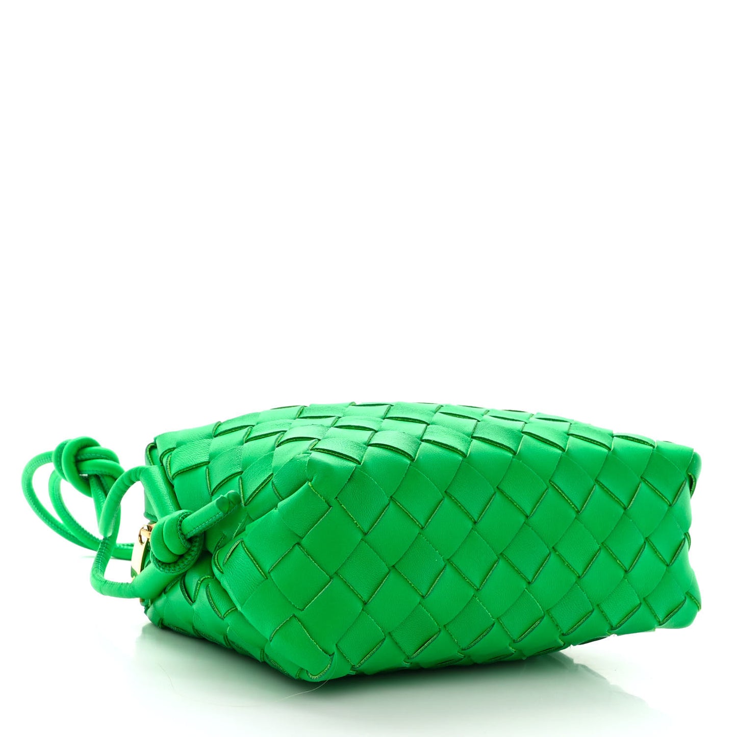 Nappa Intrecciato Mini Loop Camera Bag Parakeet
