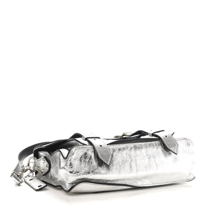 Proenza Schouler Metallic Lambskin PS1 Tiny Satchel Silver 4 of 13