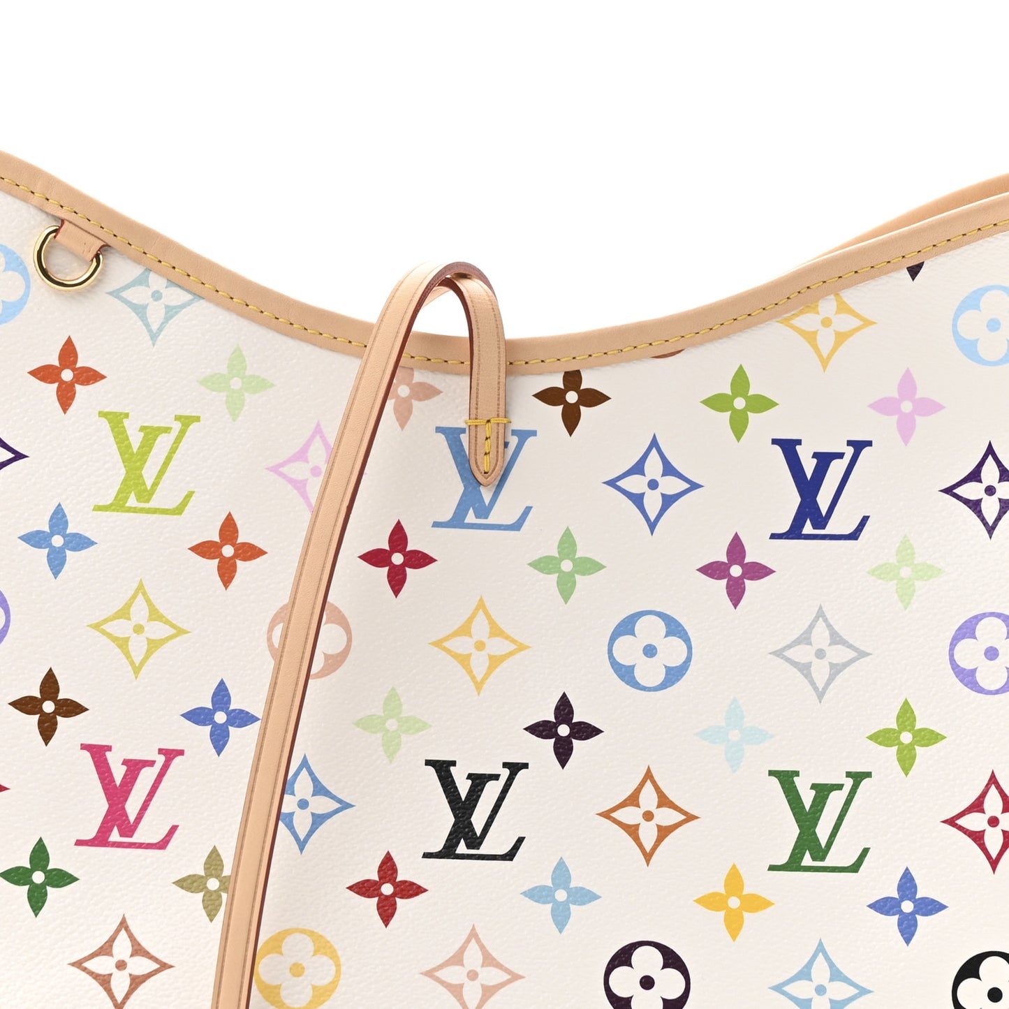 LV X TM Monogram Multicolor CarryAll PM White