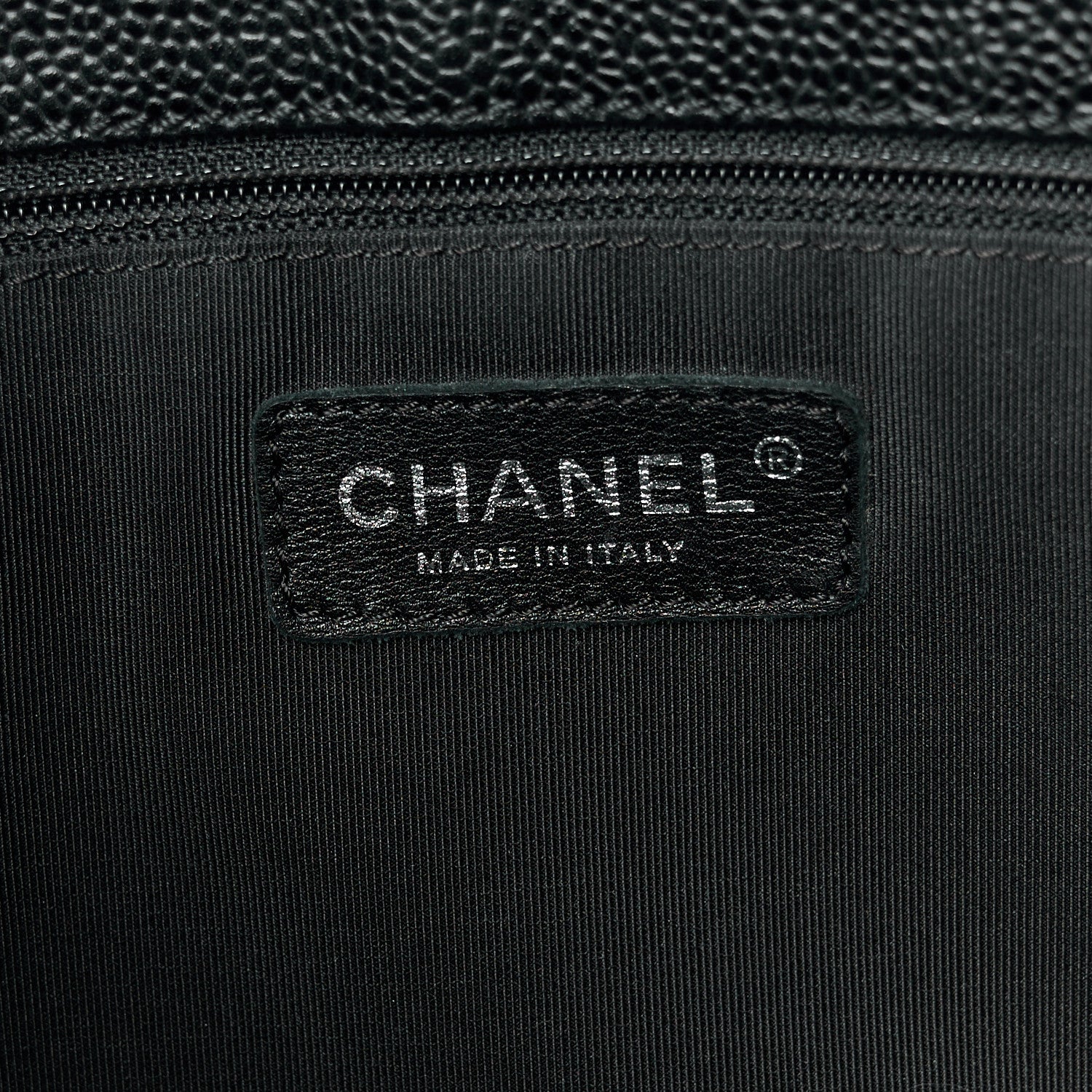 Chanel Caviar Quilted Grand Shopping Tote GST Black 6 of 11