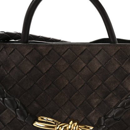 Bottega Veneta Suede Intrecciato Medium Andiamo Shoulder Bag Fondant 7 of 9