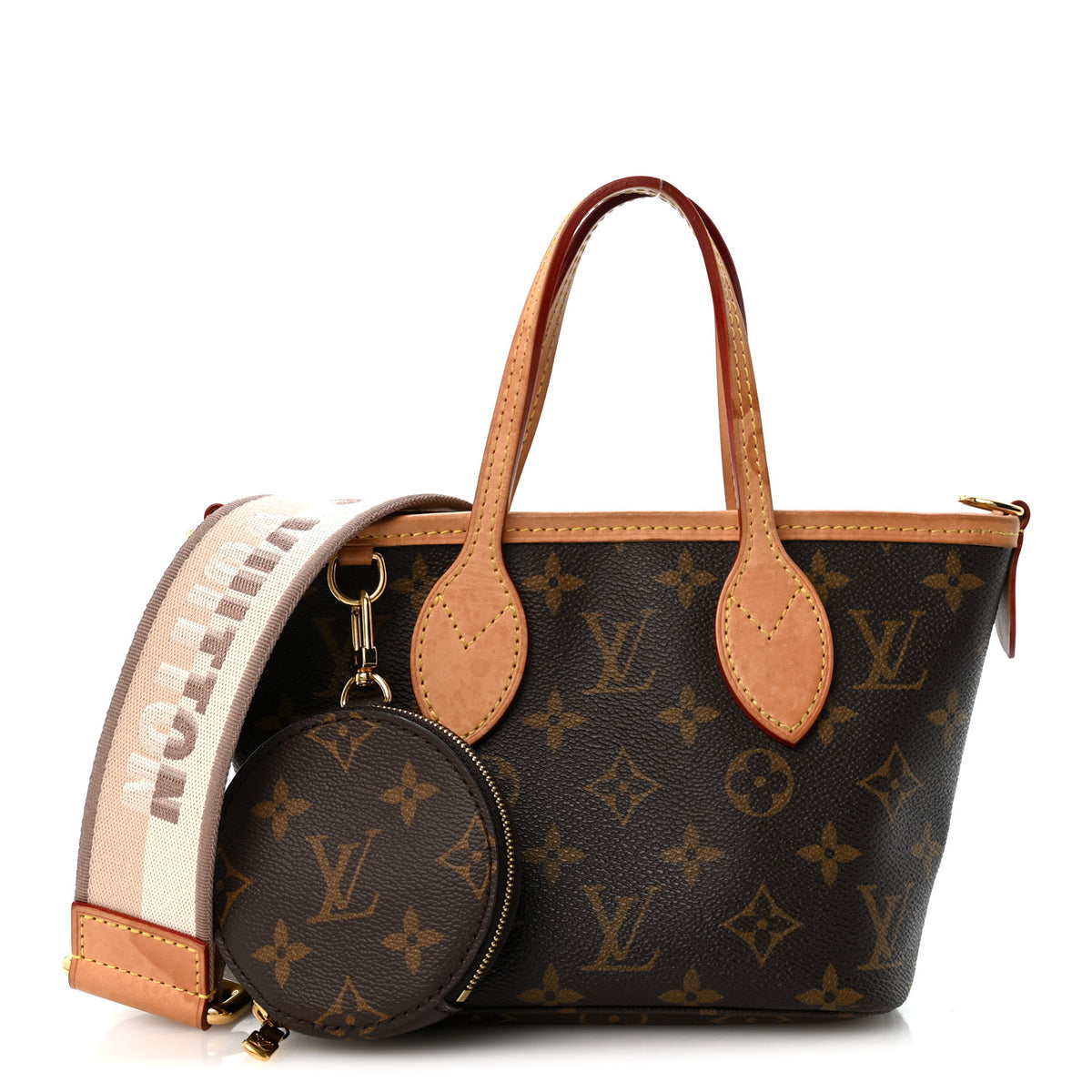 Louis Vuitton Monogram Neverfull BB Beige 1 of 12