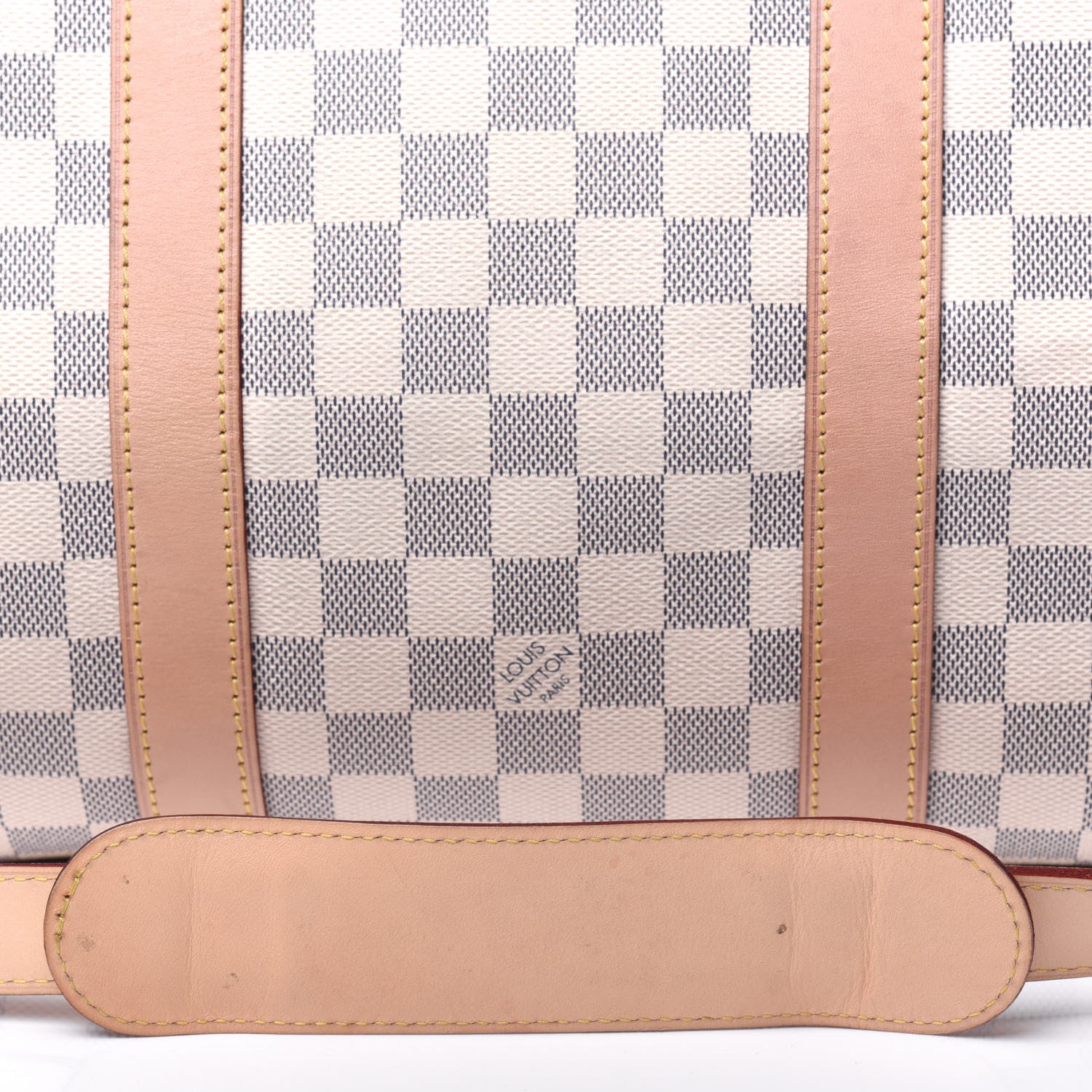 Louis Vuitton Damier Azur Keepall Bandouliere 55 26 of 30