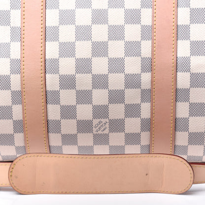 Louis Vuitton Damier Azur Keepall Bandouliere 55 26 of 30