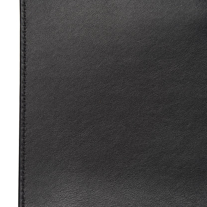 Chanel Calfskin Woven Medium Boy Flap Black Burgundy 8 of 14