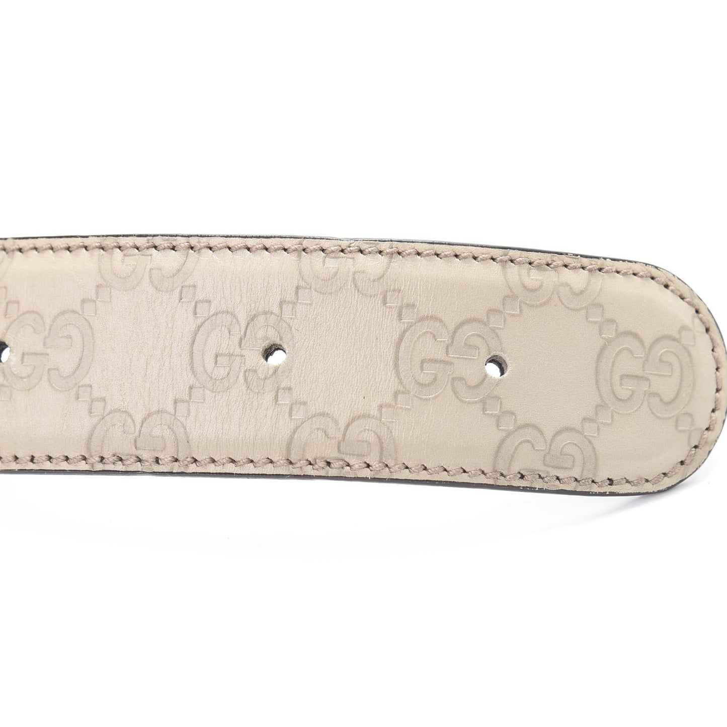 Guccissima Interlocking G 40mm Belt 80 32 Off White
