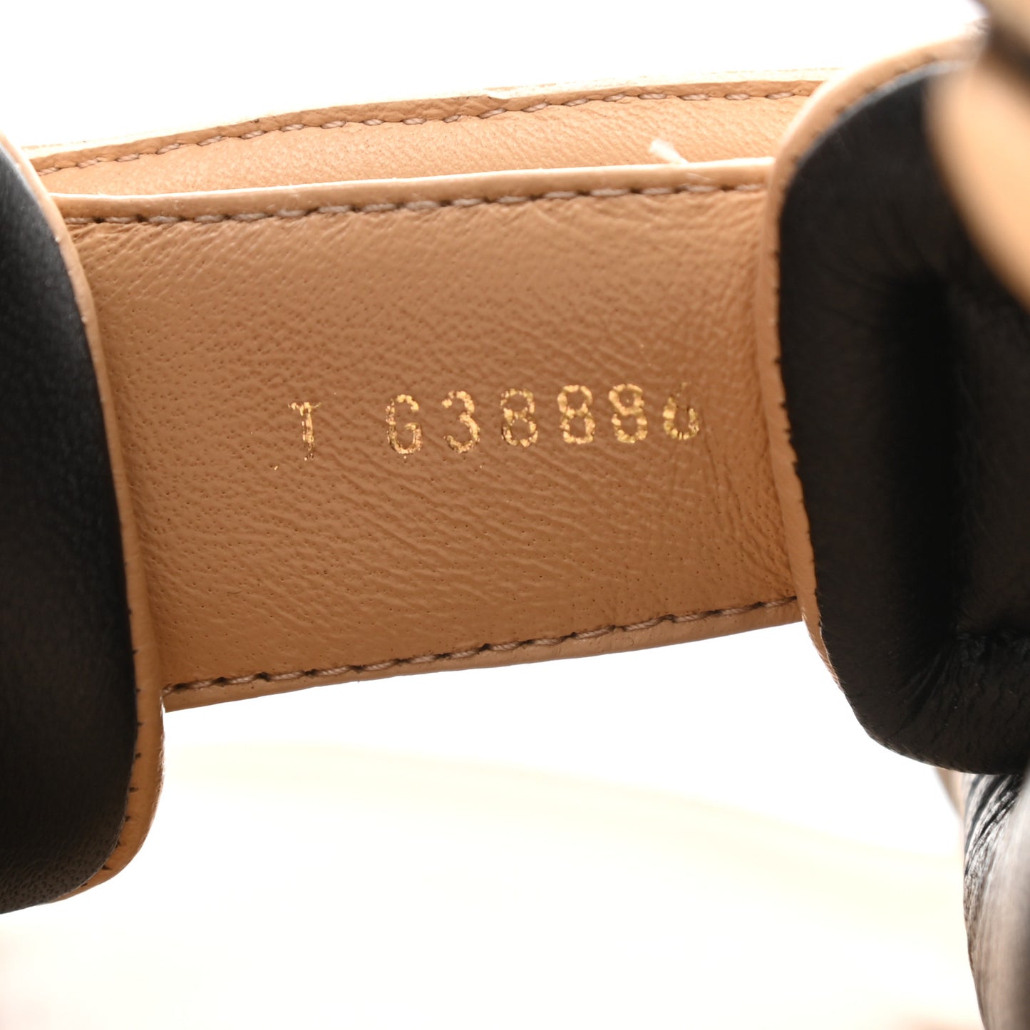 Lambskin Puffer Dad Sandals 36.5 Beige