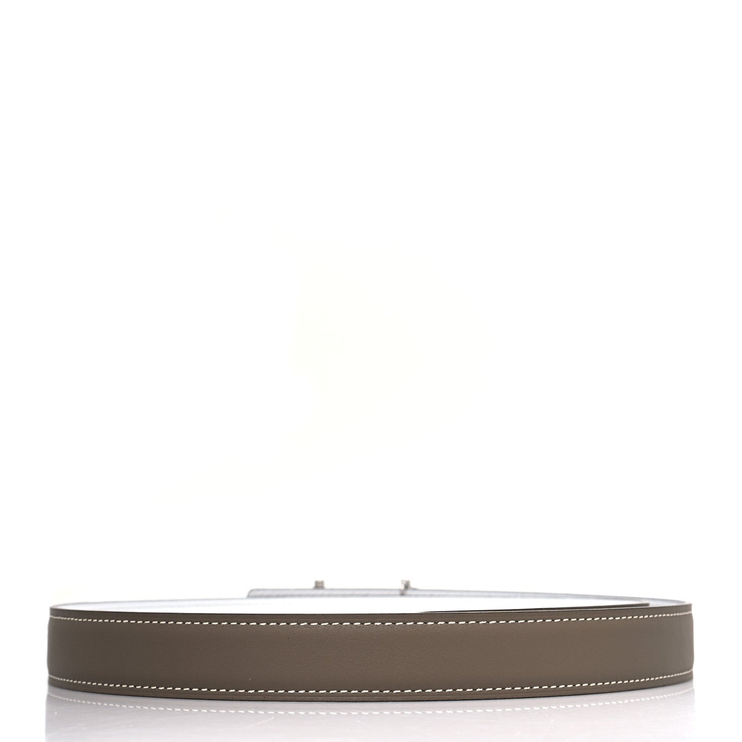 Hermes Epsom Swift 24mm Gamma Belt 85 Etoupe White 2 of 5