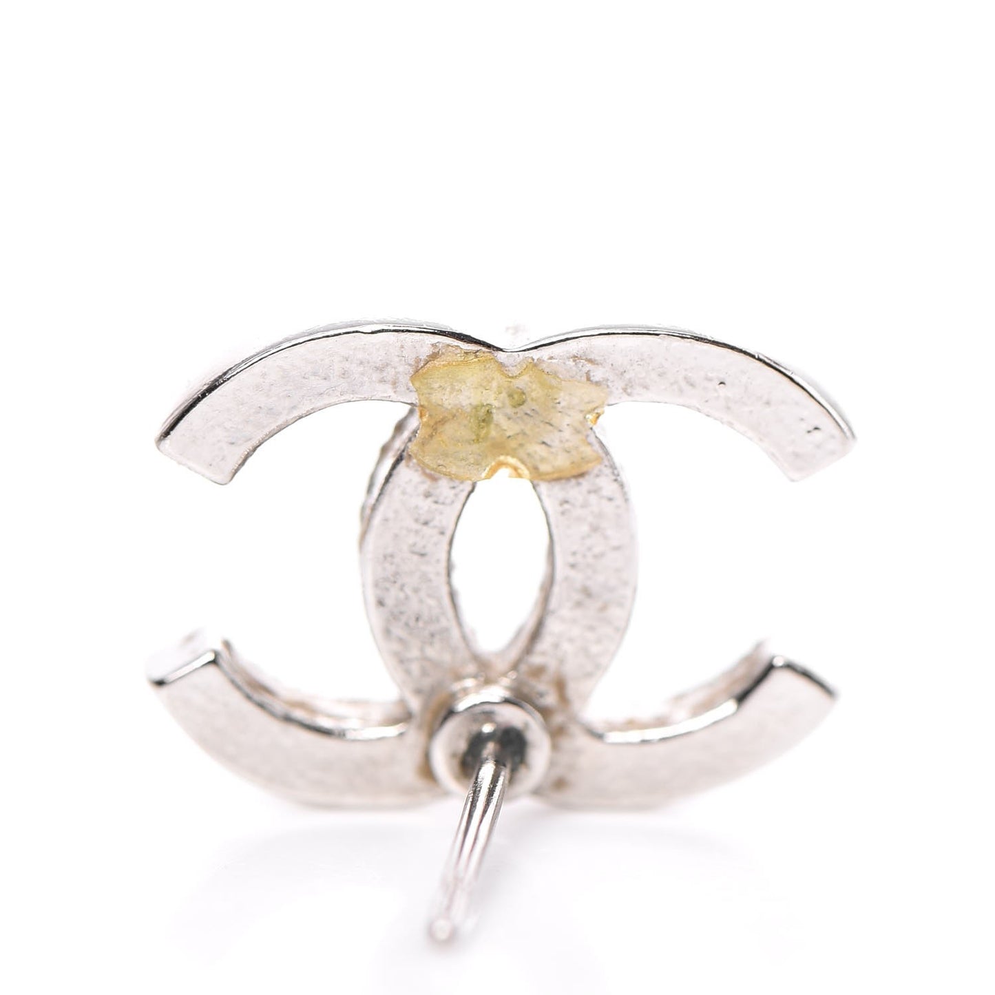 Crystal CC Earrings Silver