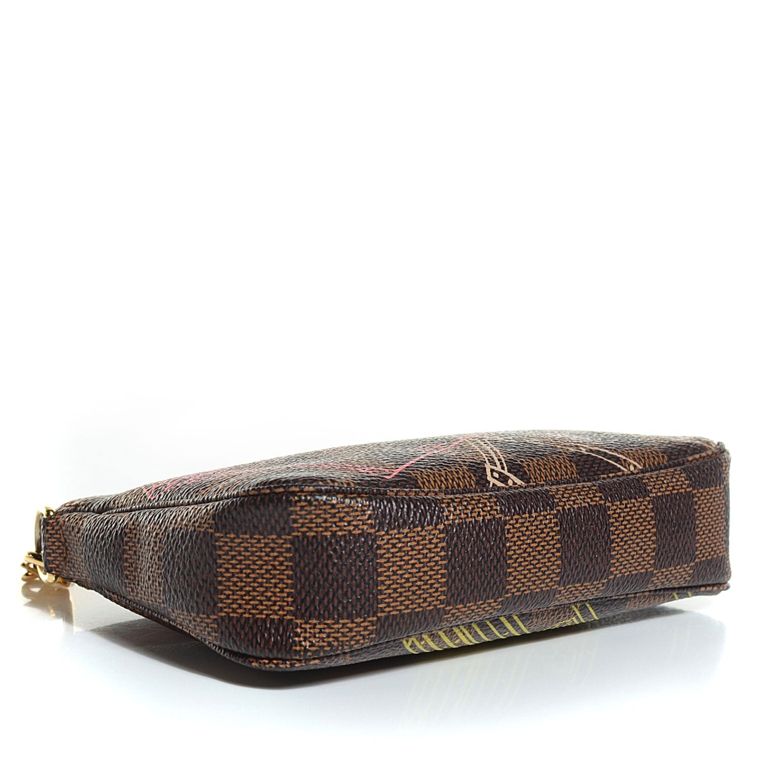 Louis Vuitton Damier Ebene 2014 Christmas Animation Mini Pochette Accessories 4 of 8