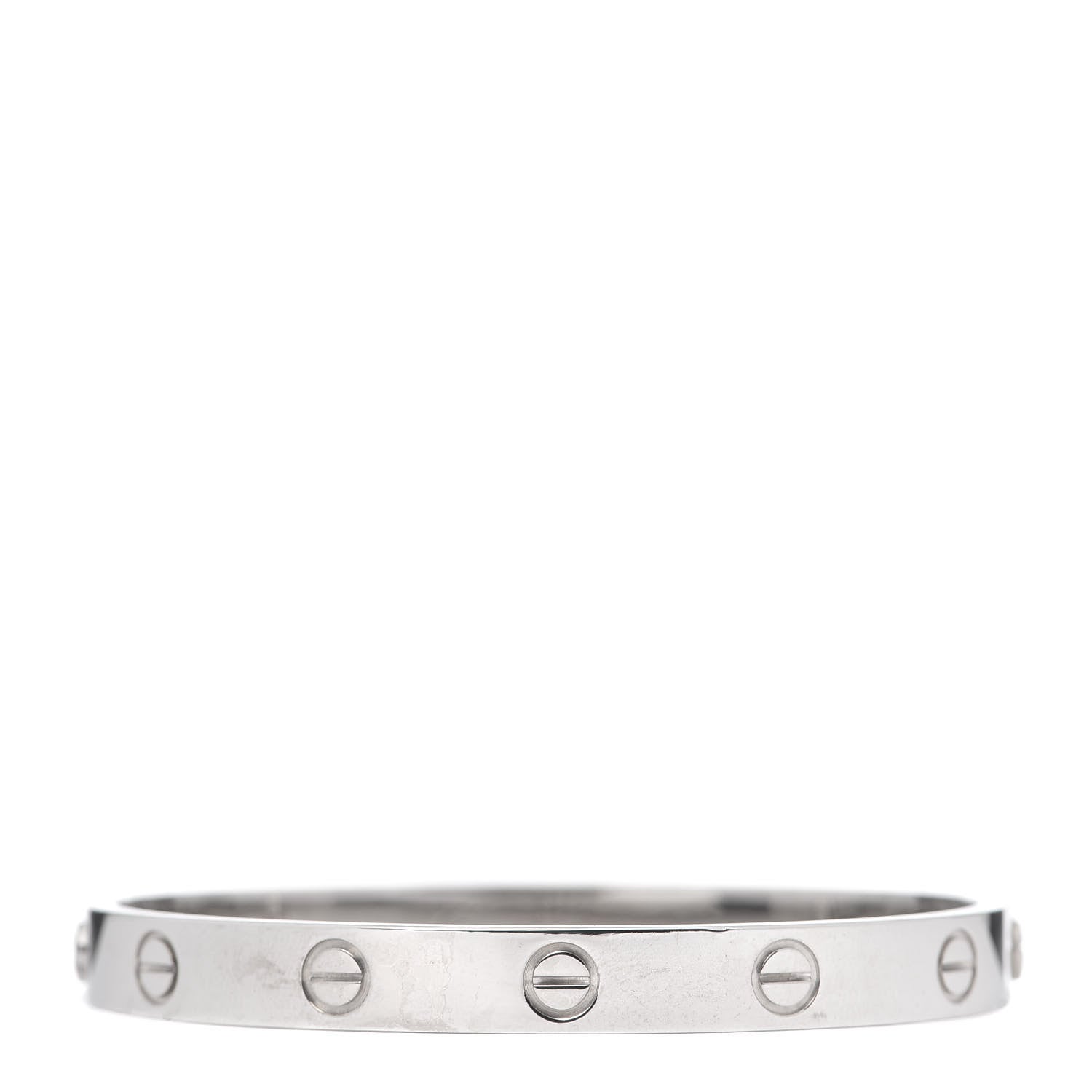 Cartier 18K White Gold LOVE Bracelet 16 3 of 5