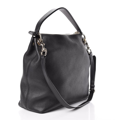 Gucci Pebbled Calfskin Large Soho Hobo Black 4 of 14