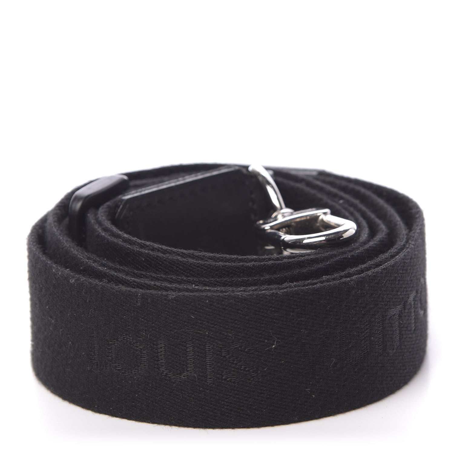 Louis Vuitton Canvas Adjustable Shoulder Strap Black 2 of 3