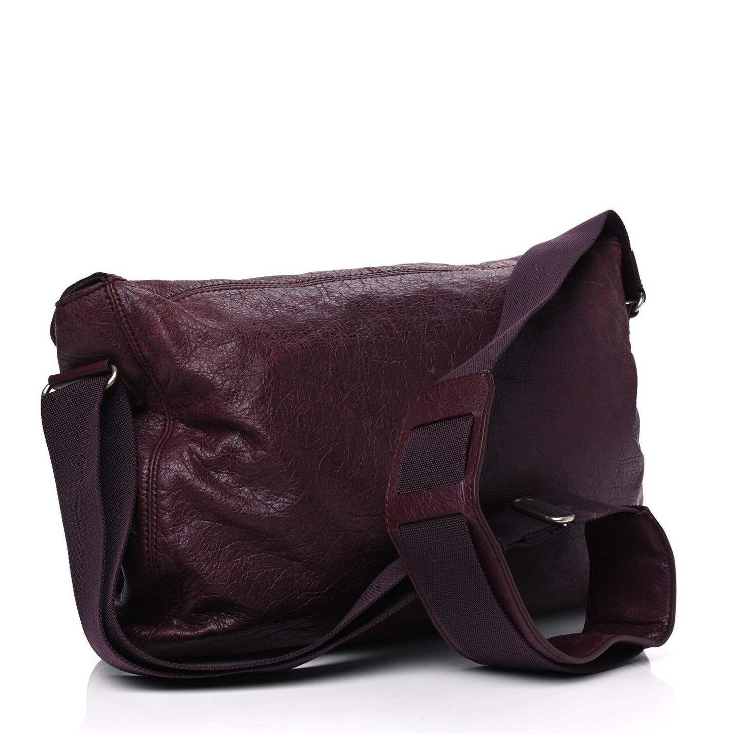 Agneau Classic Hardware Messenger Rouge Lie De Vin