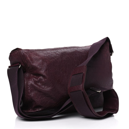 Balenciaga Agneau Classic Hardware Messenger Rouge Lie De Vin 2 of 17