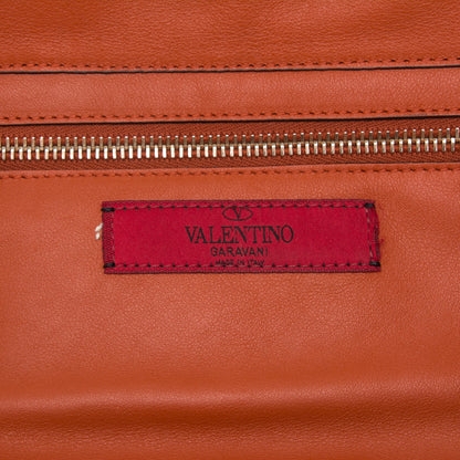 Valentino Garavani Vitello Small Rockstud Tote English Red 6 of 8