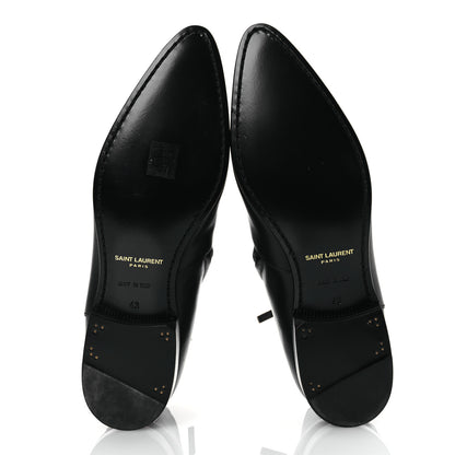Saint Laurent Calfskin Mens Eli 25 Bootie 43 Black 6 of 12