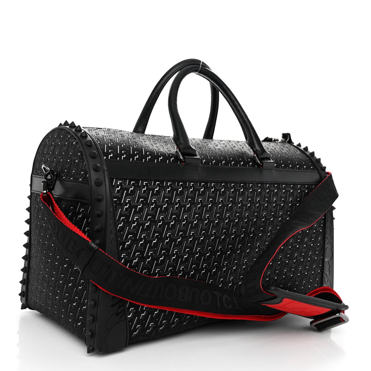 Studded Techno CL Sneakender Duffle White Black