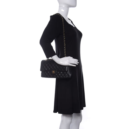 Chanel Caviar Quilted Medium Double Flap Black 2 of 12