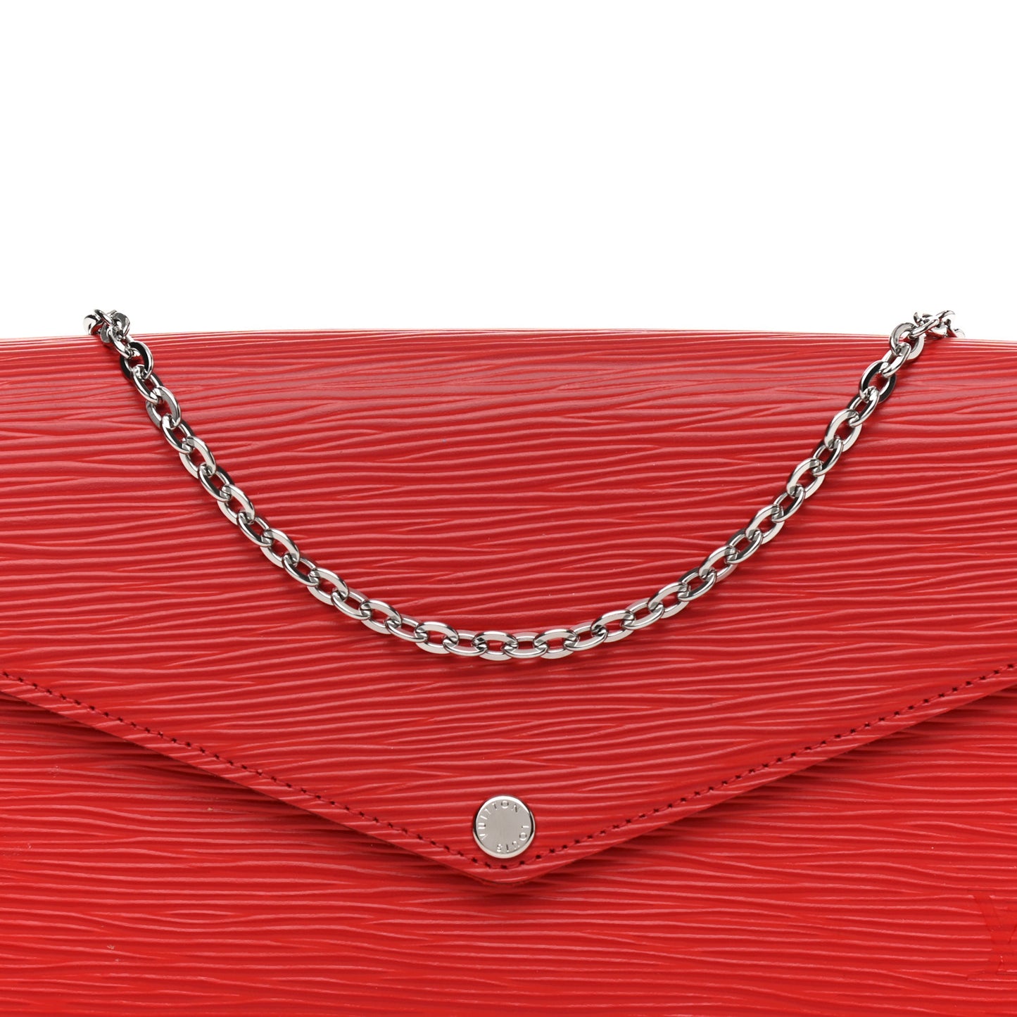 Epi Pochette Felicie Coquelicot