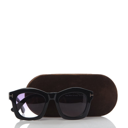 Tom Ford Acetate Greta Sunglasses TF431 Black 8 of 8
