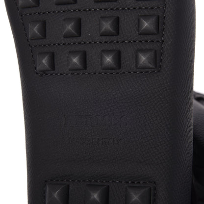 Hermes Mens Epsom Oscar Loafers 42 Black 15 of 18