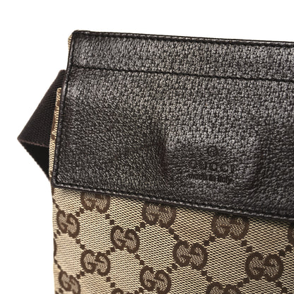 Gucci GG Monogram Double Pocket Belt Bag Dark Brown 11 of 11