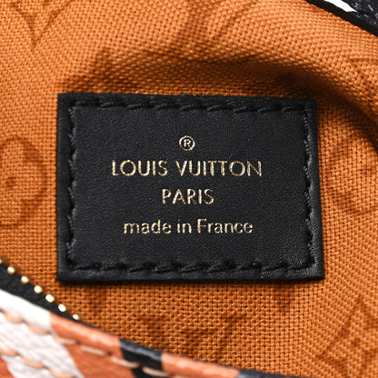 Louis Vuitton Monogram Giant Crafty Speedy Bandouliere 25 Creme Caramel 5 of 5