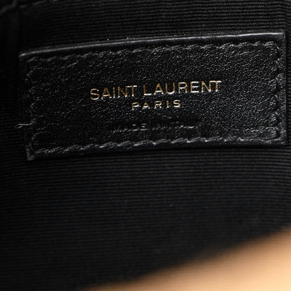 Saint Laurent Raffia Calfskin Monogram Medium Niki Chain Satchel Natural 6 of 10