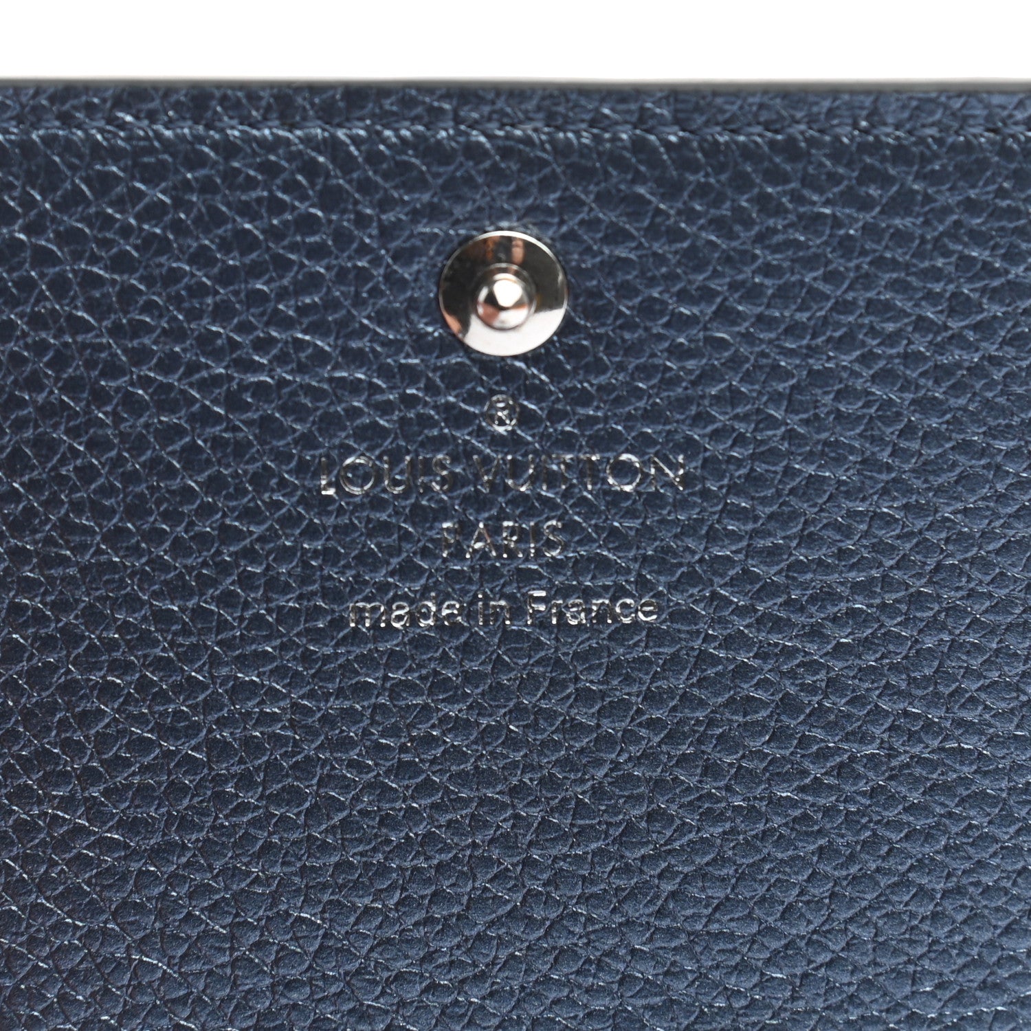 Louis Vuitton Metallic Monogram Business Card Holder Navy Nacre 6 of 6