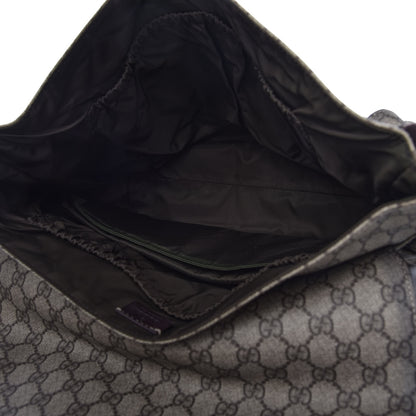 Gucci GG Plus Monogram Messenger Diaper Bag Dark Brown 5 of 11