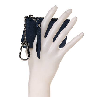 Louis Vuitton Metallic Empreinte Monogram Giant Key Pouch Navy Nacre 2 of 10