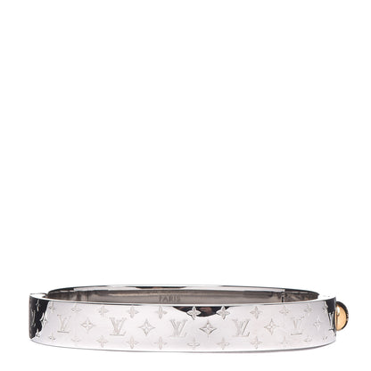Louis Vuitton Palladium Monogram Nanogram Cuff M 3 of 8
